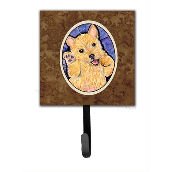 Jensendistributionservices 4.25 x 6 in. Norwich Terrier Leash Or Key Hook MI1712443 - main